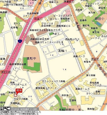 【地図】 | 菱和パレス高輪