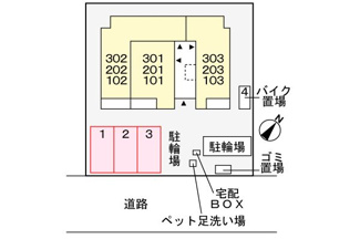 【駐車場】 | 末広２丁目アパート