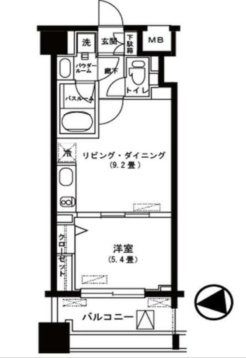 ラグジュアリーアパートメント三ノ輪の間取り