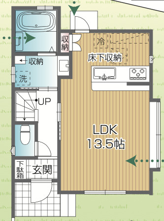 【仲介手数料無料】所沢市北中３丁目全１棟　所沢市の不動産なら西武ハウジングの間取り
