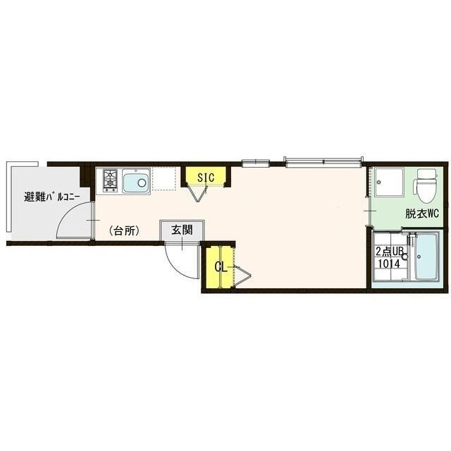 パークサイド小岩の間取り|間取りです。