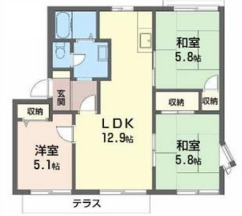 フレグランス錦の間取り