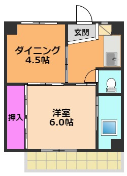 ビレッジハウス西町の間取り