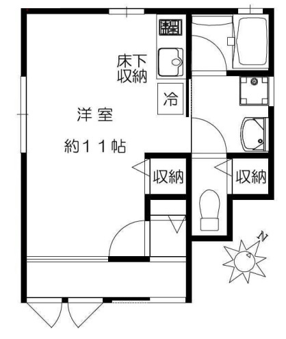 ＴＫメゾンカマタの間取り