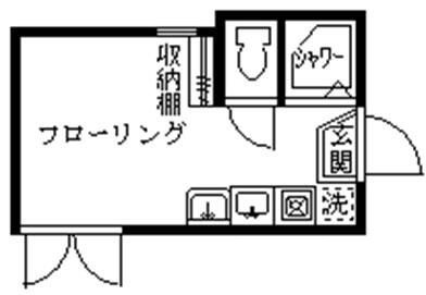シエスタアールの間取り|間取りです。