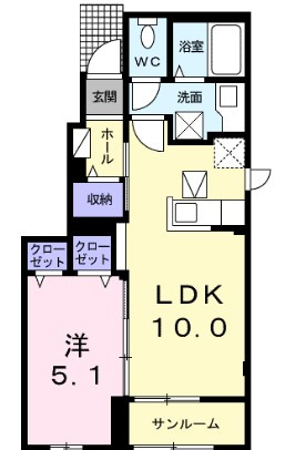 カーサ　ジェントリーの間取り