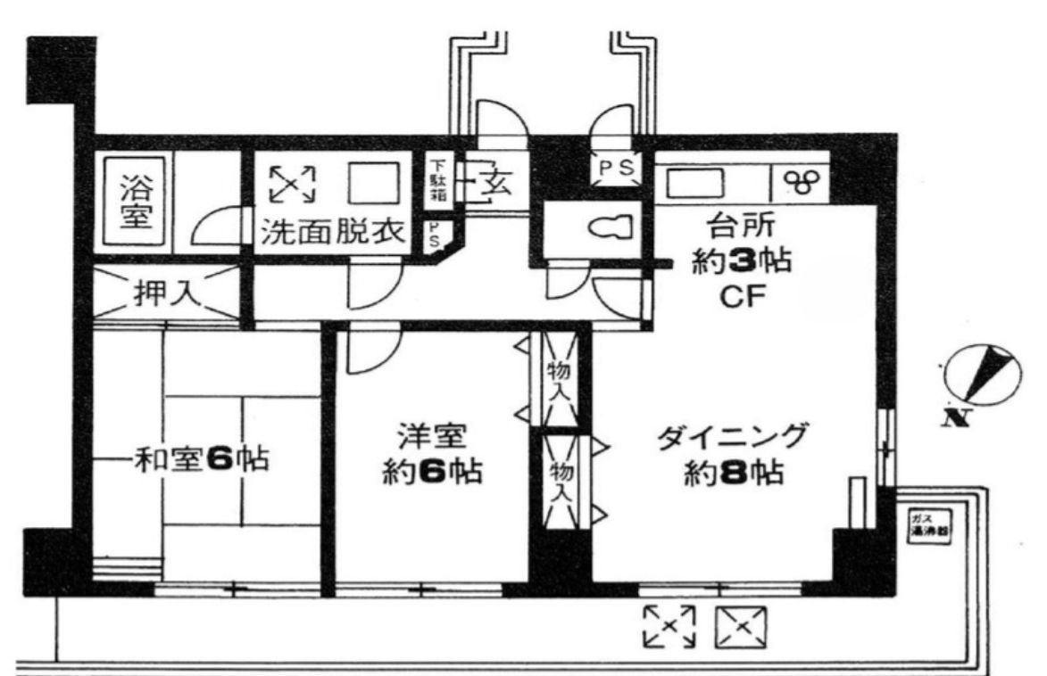シャンボール小石川の間取り
