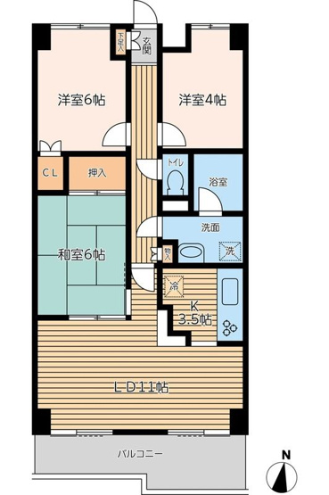 【間取り】 | フローレンス清瀬