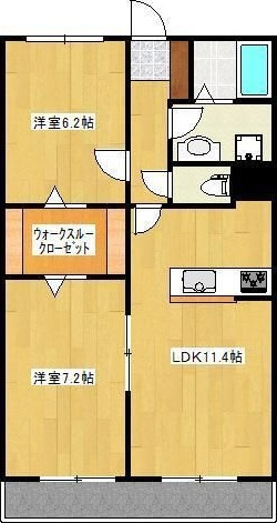 クロノス31田井島の間取り