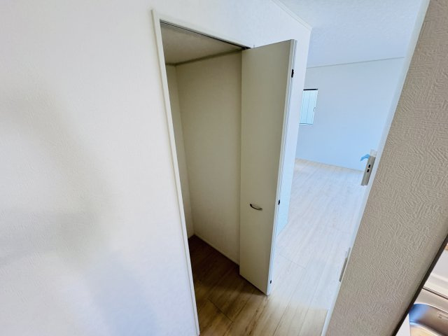 松戸市六実１丁目新築戸建【六実第二小学校：7分】の収納|キッチン横・パントリースペース
