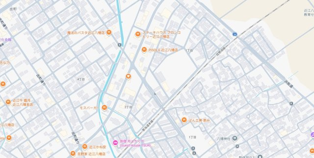 近江八幡市鷹飼町　第2期　新築一戸建ての地図