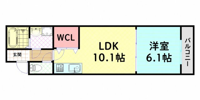 【間取り】 | フジパレスなんばWEST