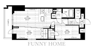 【間取り】 | ステージグランデ用賀アジールコート