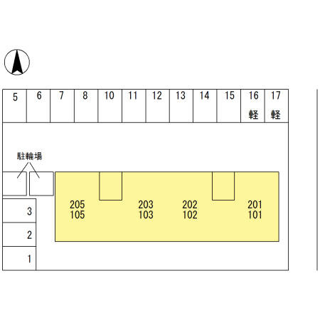 ランタナ ５の区画図