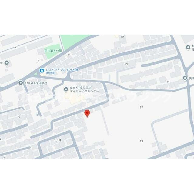 グランソフィア柏市南逆井１丁目　Ａ(グランソフィアカシワシミナミサカサイイッチョウメエー)の地図