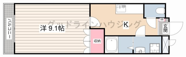 メルヴェールの間取り