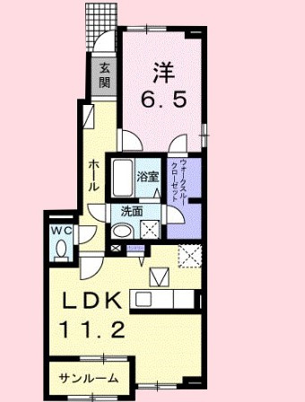 ル　マロンの間取り