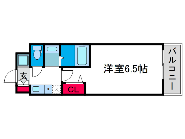 クレド桜川の間取り
