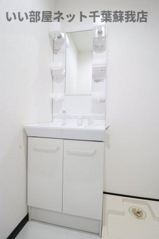 シャインフロント五井駅前の洗面所|使いやすい洗面所です