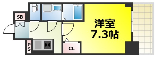 【間取り】 | サムティ難波VIVO 仲介手数料無料
