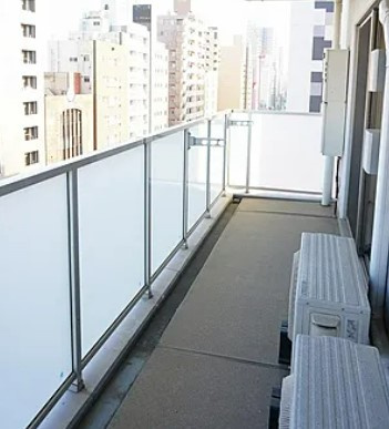 北区滝野川７丁目の賃貸マンションのバルコニー