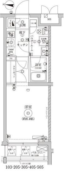 【間取り】 | レアライズ羽田