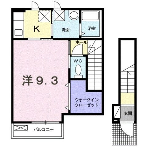 アルカンシェル国立Ⅱの間取り