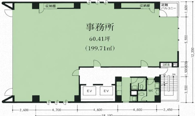 末広ビルの間取り