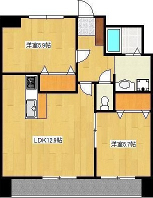 クロノス34田井島IIの間取り