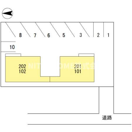 コーポラス堀江の区画図