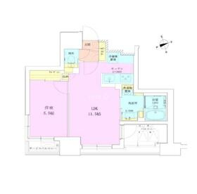 ＲＢＭ築地レジデンスの間取り