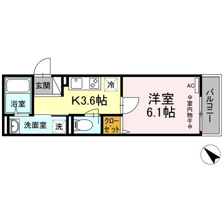マ・メゾン鵠沼花沢 Aの間取り