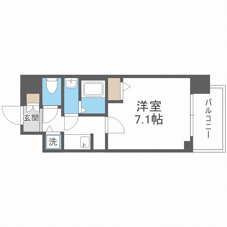 S-RESIDENCE天満Gracisの間取り