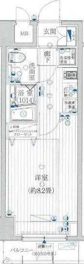 ヴェルステージ秋葉原EASTの間取り