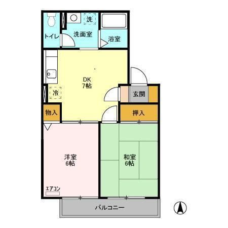 パレ・アージュの間取り