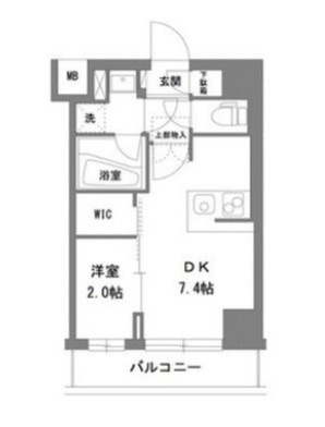 ラグゼナ錦糸町の間取り