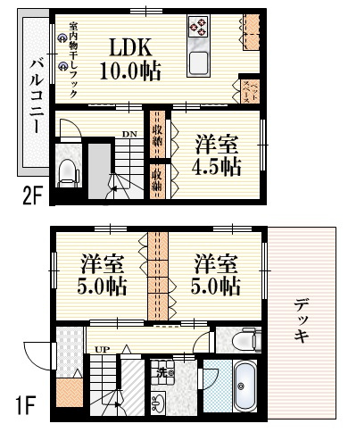 エアタワーＫＯＭＡＥの間取り