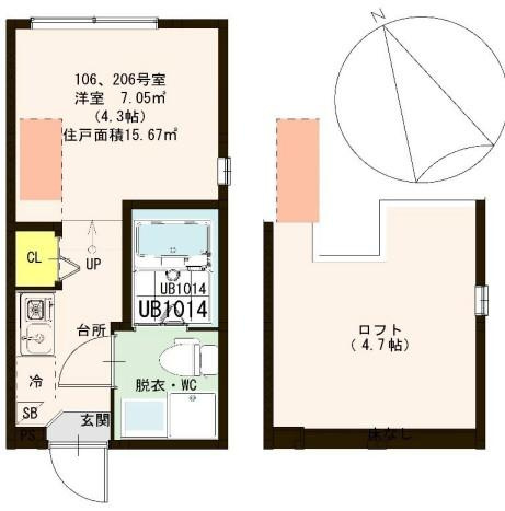 【間取り】 | ハーモニーテラス立石Ⅱ