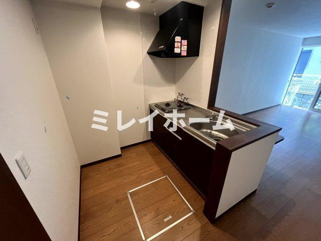 シュタール　ヒュッテA棟のキッチン