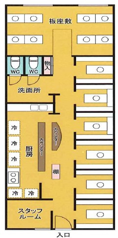 豊中市曽根東町２丁目の店舗事務所の間取り