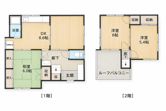 【間取り】 | 紅茸町戸建