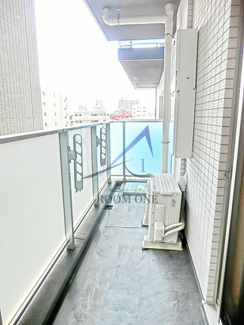 レクシード両国駅前のバルコニー|バルコニーです。