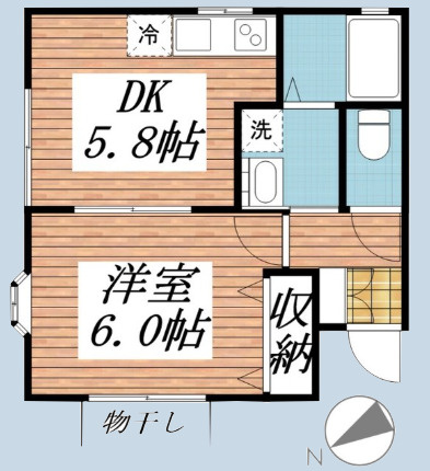 タカノパレスの間取り
