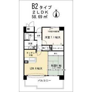 パレセゾンの間取り|☆神戸市垂水区　パレセゾン☆