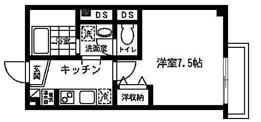 ソルビオス椎名町の間取り|間取りです。