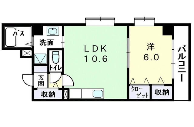 エーデルワイス本所の間取り|間取りです。