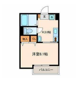リバーハイツⅡの間取り