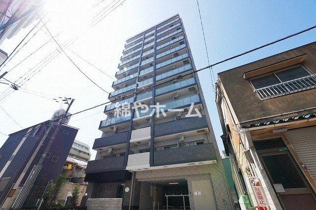 エスリードレジデンス大今里の外観|おしゃれな外観です