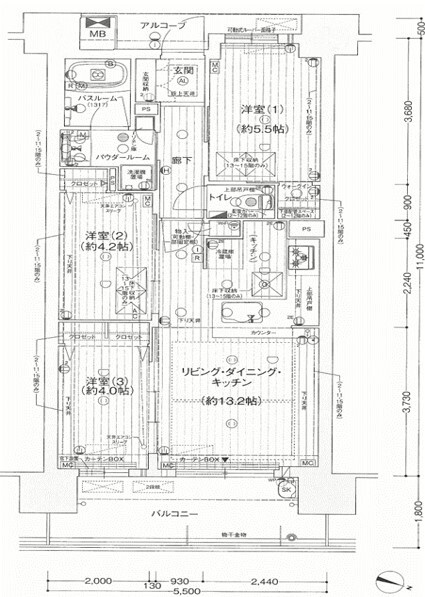 ハルモシティの間取り