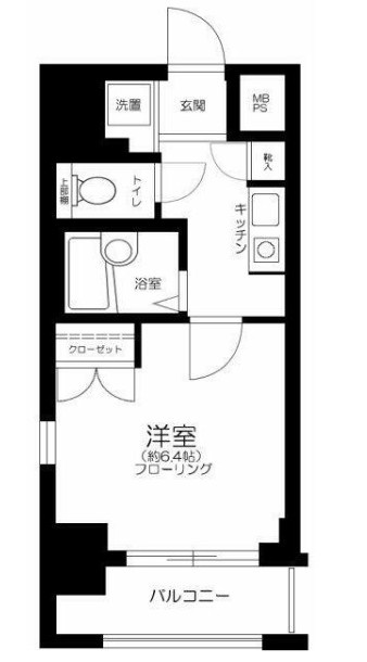 メインステージ門前仲町の間取り|間取りです。